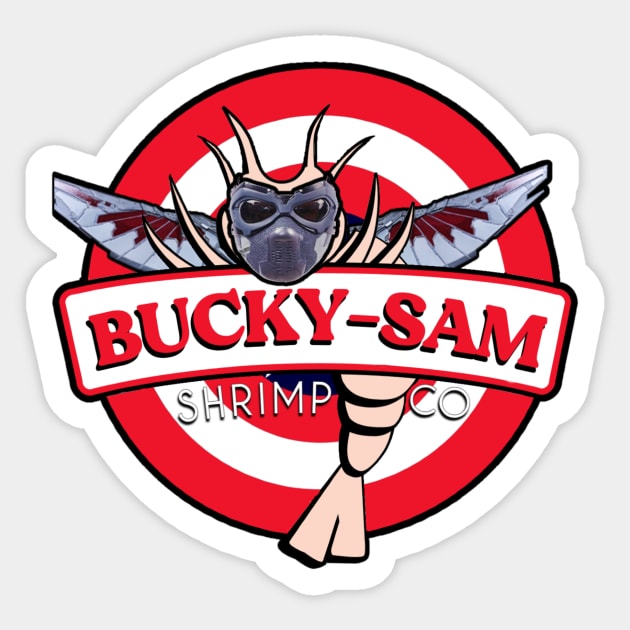 bucky-sam shrimp co Sticker by thgsunset